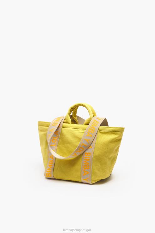 amarelo acessórios 64X4N84 sacola de lona Bimba Y Lola
