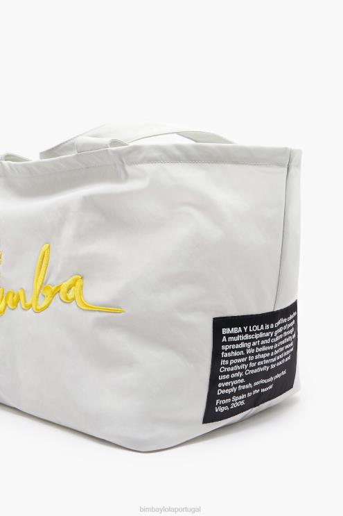 cinza acessórios 64X4N124 sacola de compras de náilon Bimba Y Lola