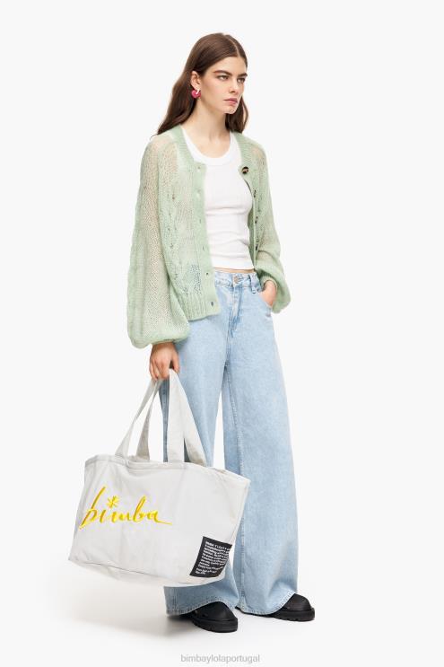cinza acessórios 64X4N124 sacola de compras de náilon Bimba Y Lola