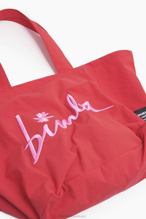 vermelho acessórios 64X4N123 sacola de compras de náilon Bimba Y Lola