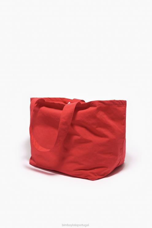 vermelho acessórios 64X4N123 sacola de compras de náilon Bimba Y Lola
