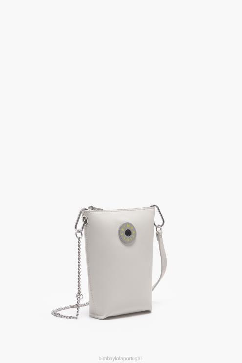 branco acessórios 64X4N153 bolsa transversal de couro Bimba Y Lola