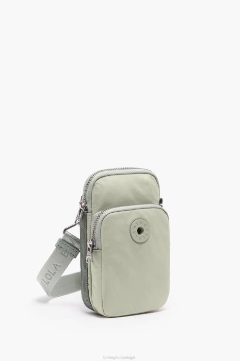 cinza gelo acessórios 64X4N155 mini bolsa retangular Bimba Y Lola