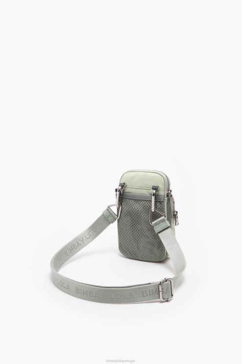 cinza gelo acessórios 64X4N155 mini bolsa retangular Bimba Y Lola