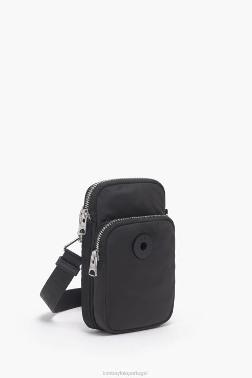 preto acessórios 64X4N154 mini bolsa de náilon Bimba Y Lola