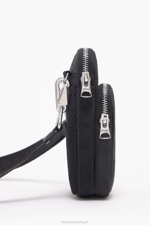 preto acessórios 64X4N154 mini bolsa de náilon Bimba Y Lola
