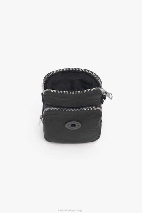 preto acessórios 64X4N154 mini bolsa de náilon Bimba Y Lola