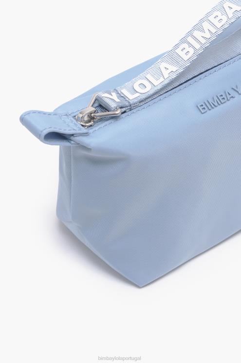 azul acessórios 64X4N1092 caso de maquiagem de trapézio de nylon Bimba Y Lola