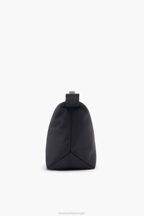 preto acessórios 64X4N1098 caso de maquiagem de trapézio de nylon Bimba Y Lola