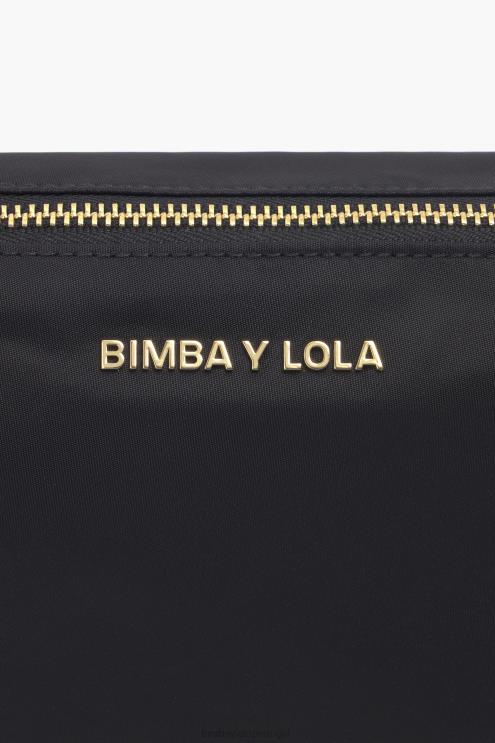 preto acessórios 64X4N1103 caso de maquiagem de trapézio de nylon Bimba Y Lola