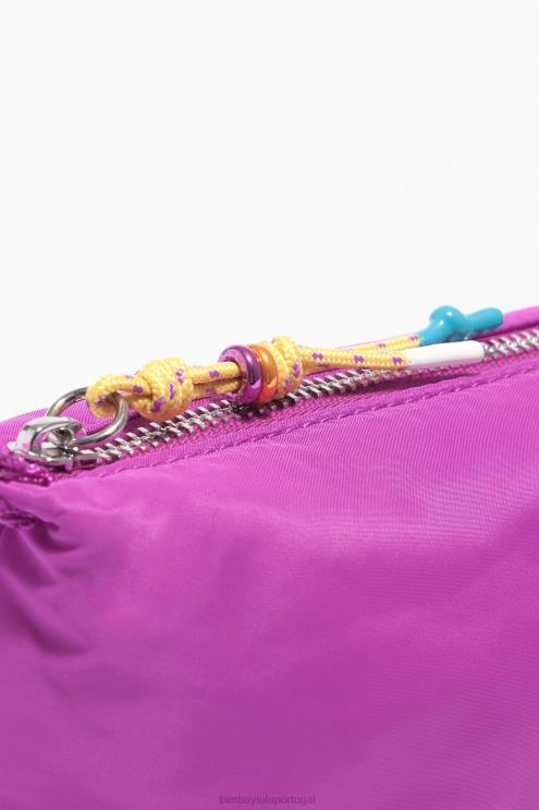 rosa acessórios 64X4N1111 caso de maquiagem de trapézio de nylon Bimba Y Lola