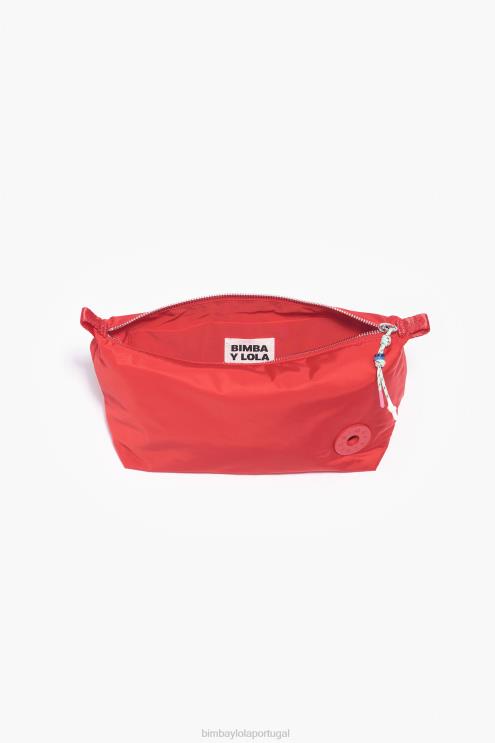 vermelho acessórios 64X4N1110 caso de maquiagem de trapézio de nylon Bimba Y Lola
