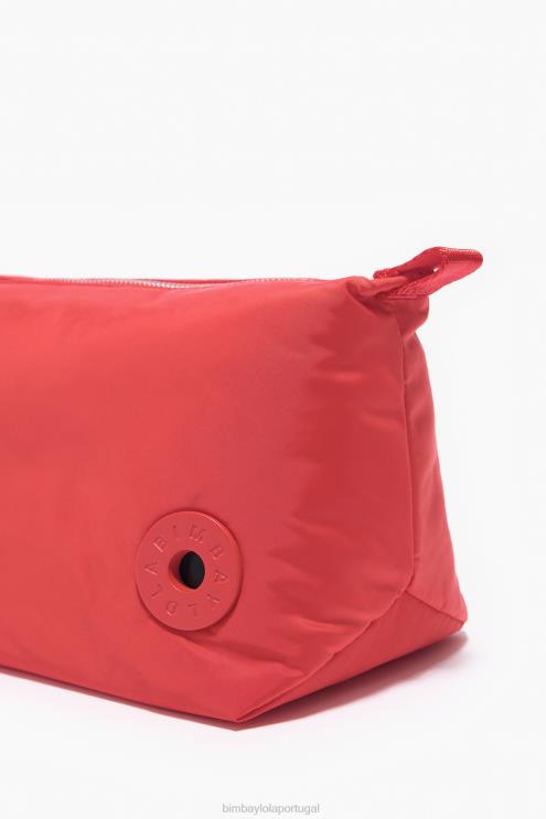 vermelho acessórios 64X4N1110 caso de maquiagem de trapézio de nylon Bimba Y Lola