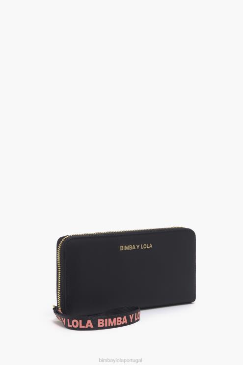 preto acessórios 64X4N1072 carteira de nylon Bimba Y Lola