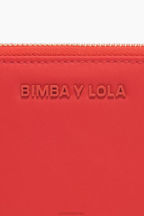 vermelho acessórios 64X4N1074 carteira de nylon Bimba Y Lola