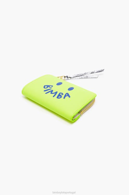 Neon amarelo acessórios 64X4N1035 Bolsa de couro Bimba Y Lola