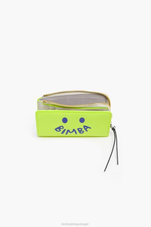 Neon amarelo acessórios 64X4N1035 Bolsa de couro Bimba Y Lola