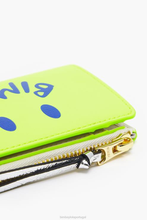 Neon amarelo acessórios 64X4N1035 Bolsa de couro Bimba Y Lola