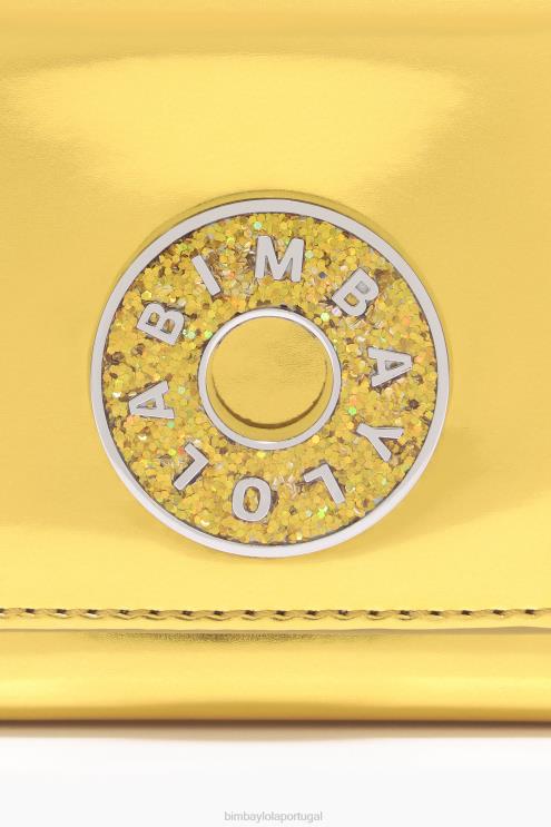 amarelo acessórios 64X4N1051 bolsa de patente Bimba Y Lola