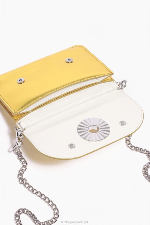 amarelo acessórios 64X4N1051 bolsa de patente Bimba Y Lola