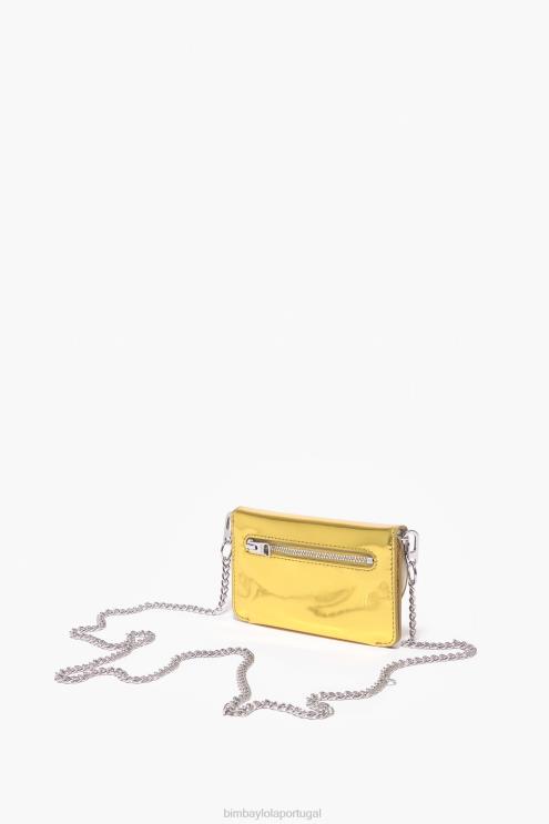 amarelo acessórios 64X4N1051 bolsa de patente Bimba Y Lola