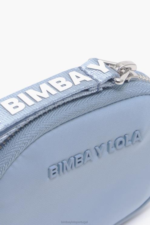 azul acessórios 64X4N977 bolsa de moedas oval de náilon pastel Bimba Y Lola