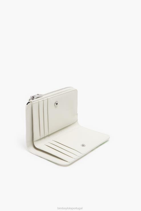 branco acessórios 64X4N1039 bolsa retangular com estampa de crocodilo Bimba Y Lola