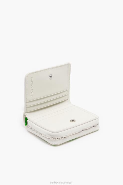 branco acessórios 64X4N1043 bolsa aba com estampa de crocodilo Bimba Y Lola