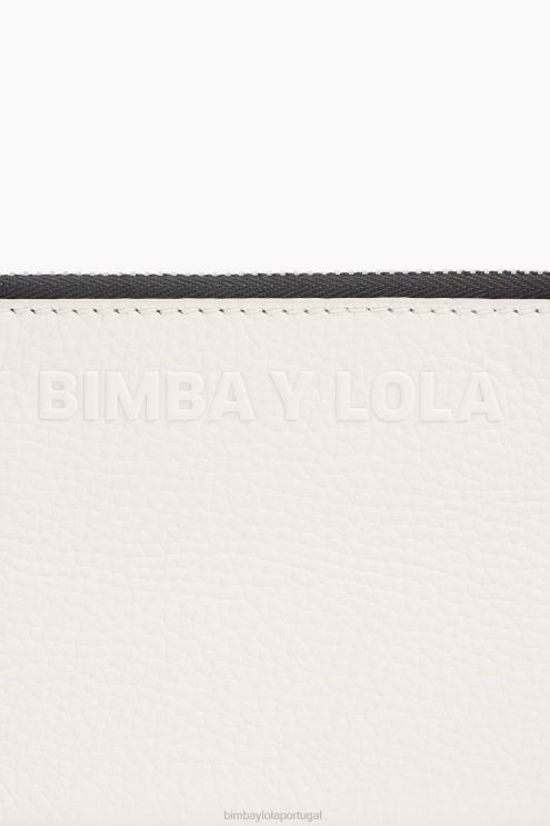 branco acessórios 64X4N994 bolsa de moedas de couro Bimba Y Lola