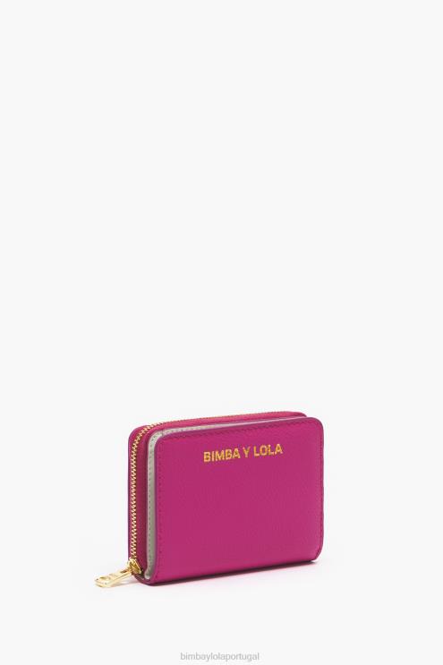 fúcsia acessórios 64X4N998 bolsa de couro Bimba Y Lola