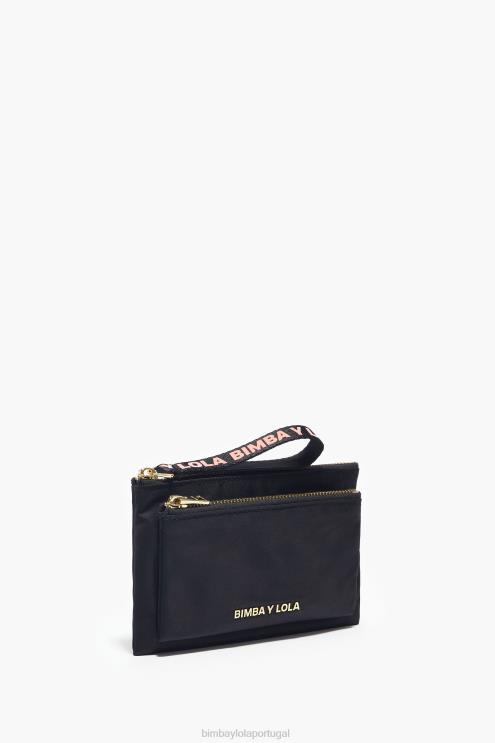 preto acessórios 64X4N1017 bolsa de náilon Bimba Y Lola