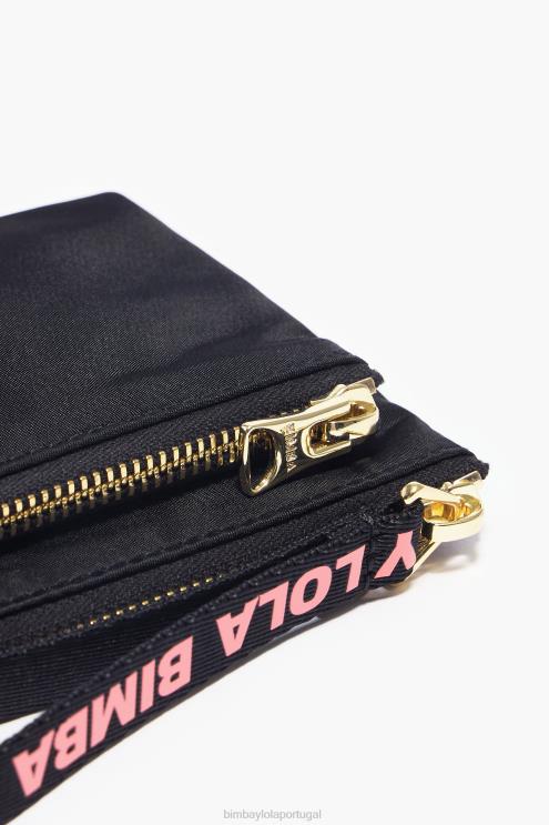 preto acessórios 64X4N1017 bolsa de náilon Bimba Y Lola