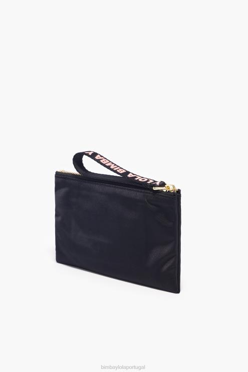 preto acessórios 64X4N1017 bolsa de náilon Bimba Y Lola