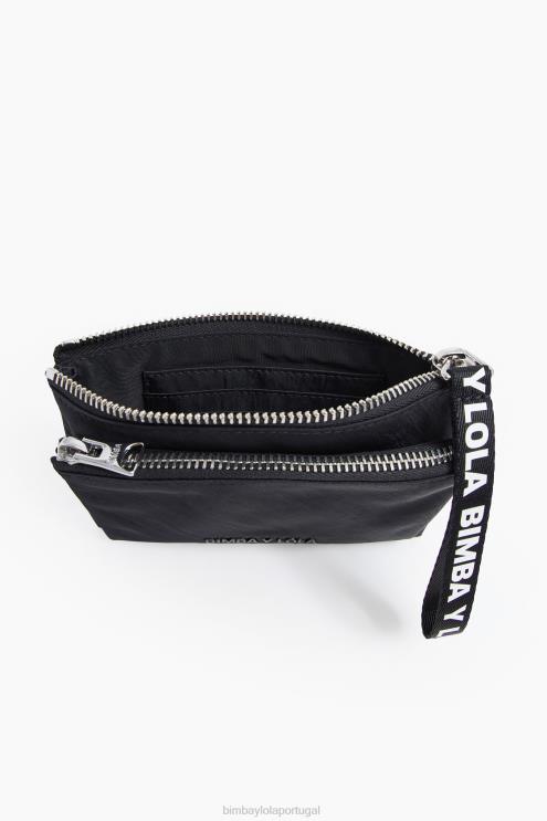 preto acessórios 64X4N1018 bolsa de náilon Bimba Y Lola