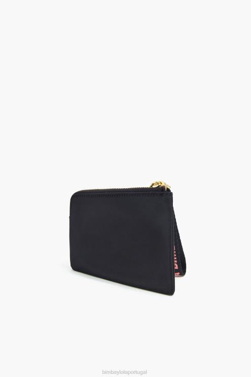 preto acessórios 64X4N1019 bolsa de moedas de náilon Bimba Y Lola