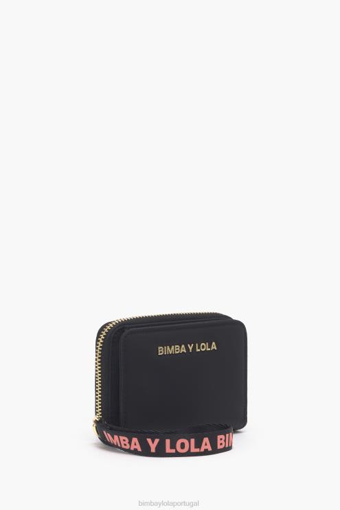 preto acessórios 64X4N1022 bolsa retangular de náilon Bimba Y Lola