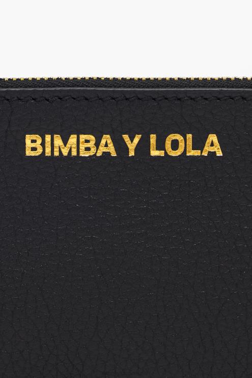 preto acessórios 64X4N991 porta-moedas retangular de couro Bimba Y Lola