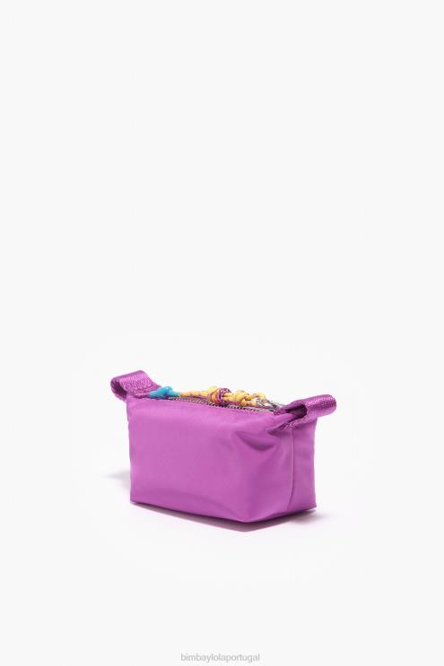 rosa acessórios 64X4N1052 porta-moedas trapézio Bimba Y Lola