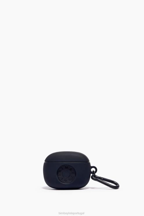 preto acessórios 64X4N939 caso de airpods de silicone logotipo Bimba Y Lola