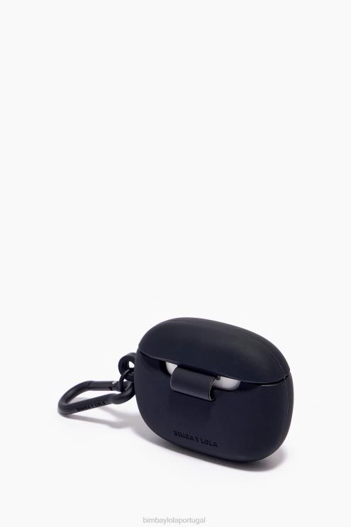 preto acessórios 64X4N939 caso de airpods de silicone logotipo Bimba Y Lola