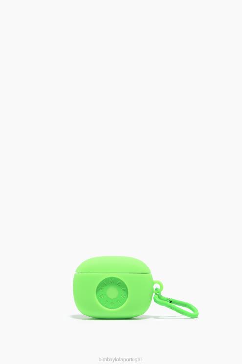 verde acessórios 64X4N935 caso de airpods de silicone logotipo Bimba Y Lola