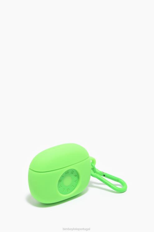 verde acessórios 64X4N935 caso de airpods de silicone logotipo Bimba Y Lola