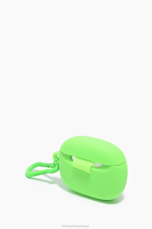 verde acessórios 64X4N935 caso de airpods de silicone logotipo Bimba Y Lola