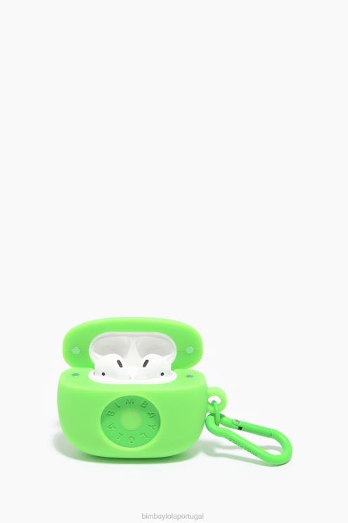 verde acessórios 64X4N935 caso de airpods de silicone logotipo Bimba Y Lola