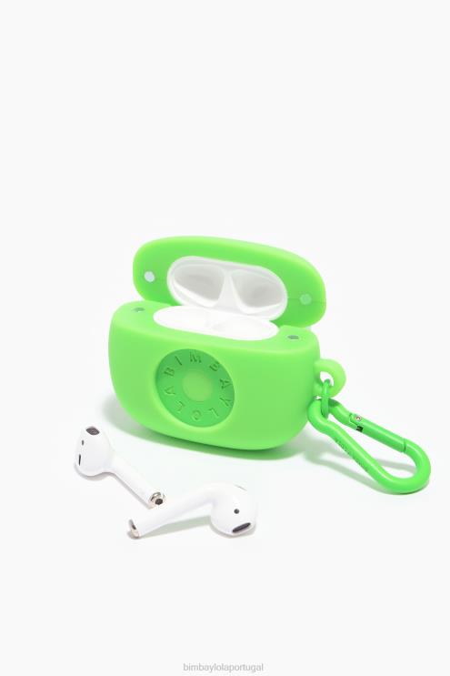 verde acessórios 64X4N935 caso de airpods de silicone logotipo Bimba Y Lola