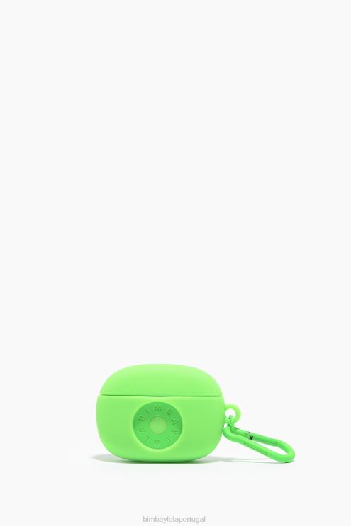 verde acessórios 64X4N936 estojo de silicone para airpods com logotipo Bimba Y Lola