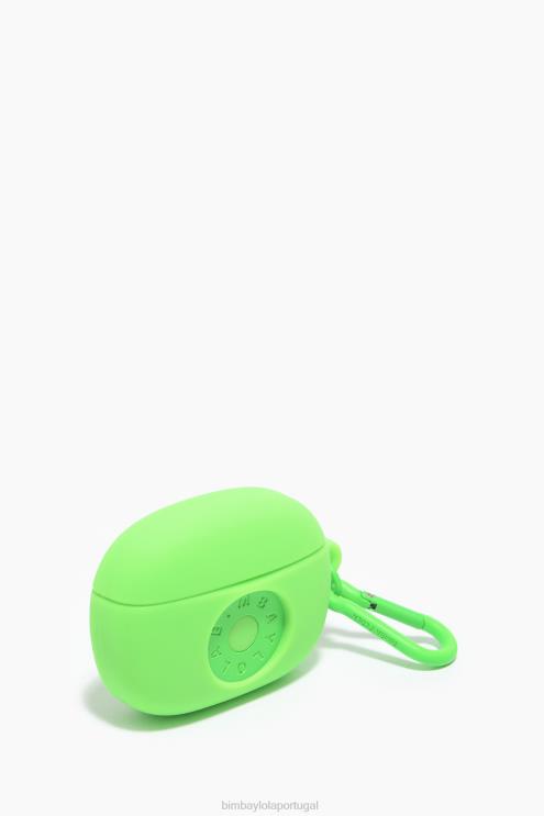verde acessórios 64X4N936 estojo de silicone para airpods com logotipo Bimba Y Lola