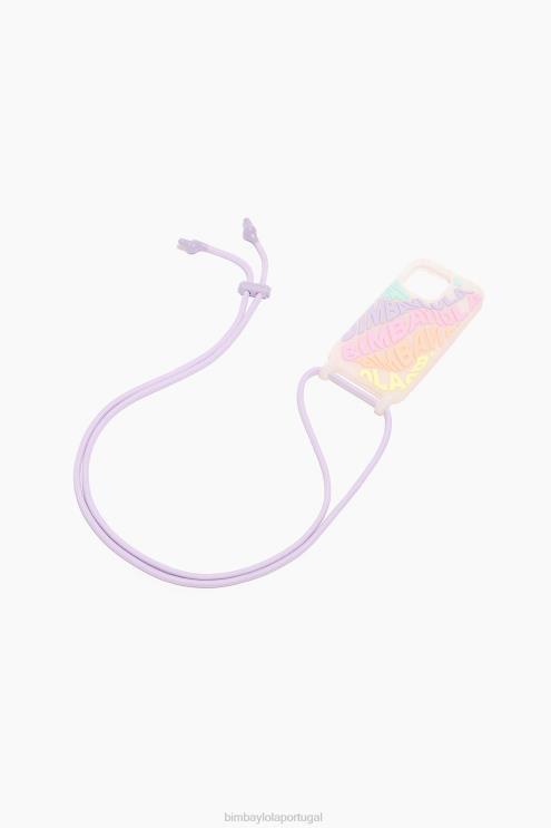 multicolorido acessórios 64X4N909 capa transparente para iphone 14 pro logo Bimba Y Lola