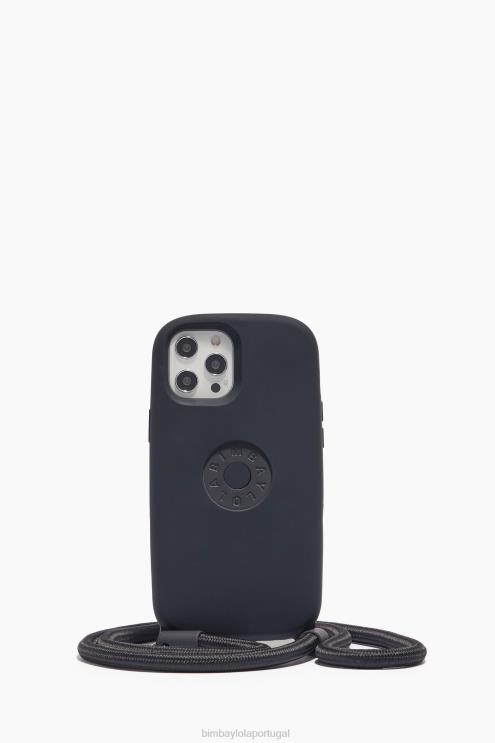 preto acessórios 64X4N920 caso iphone 12 pro max logotipo Bimba Y Lola