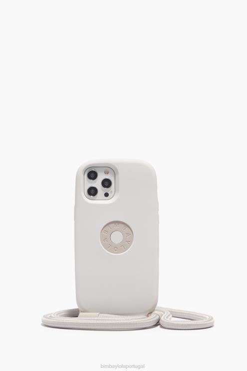 taupe acessórios 64X4N919 caso iphone 12 pro max logotipo Bimba Y Lola